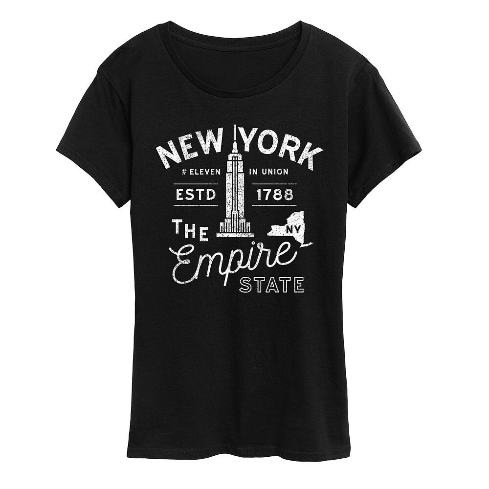 Женская футболка с графическим рисунком New York Empire State Licensed Character, черный
Женская футболка с графическим рисунком New York Empire State Licensed Character, черный