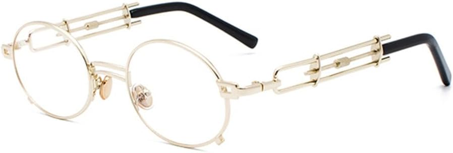 Солнцезащитные очки в стиле ретро стимпанк для мужчин, круглые, винтажные, с металлической оправой, золотисто-черные, овальные, для женщин, красные, мужские VFDHN, Gold With Clear
Солнцезащитные очки в стиле ретро стимпанк для мужчин, круглые, винтажные, с металлической оправой, золотисто-черные, овальные, для женщин, красные, мужские VFDHN, Gold With Clear