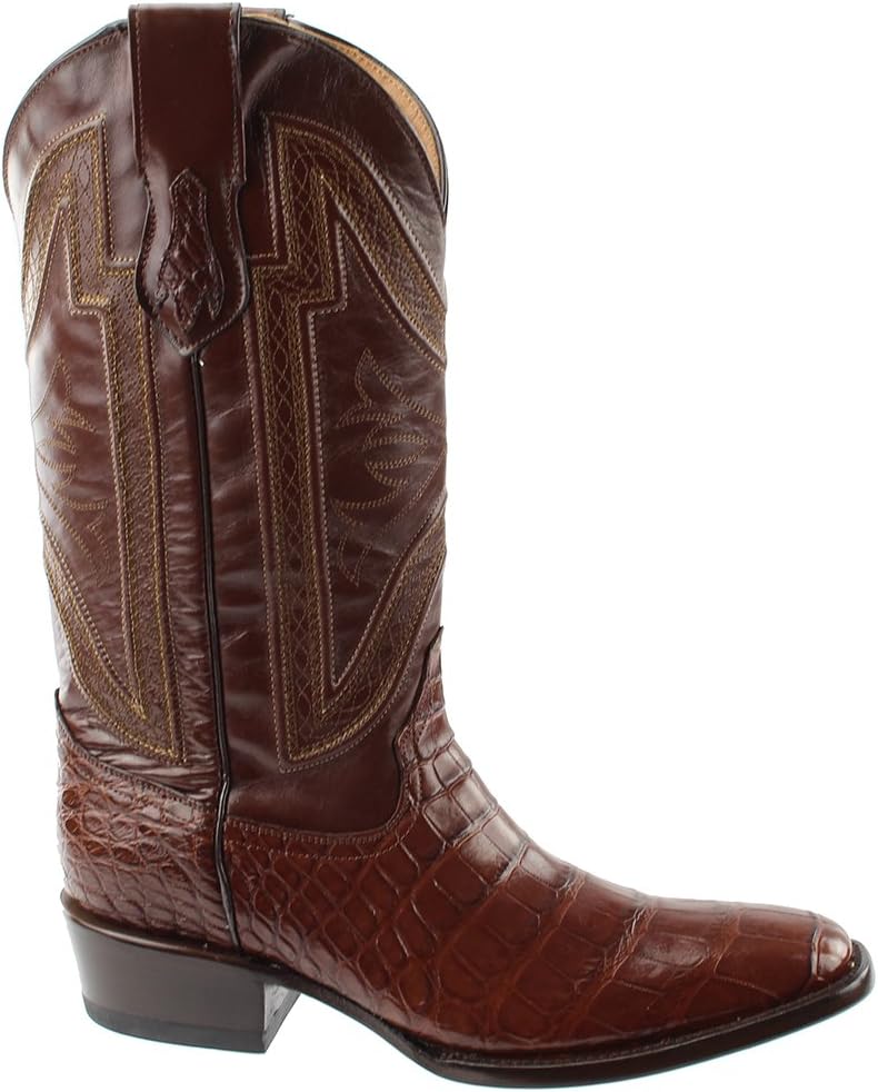 Мужские ботинки Ferrini Italia Stallion с узким квадратным носком из кожи американского аллигатора, средние по голени - коричневые, коричневый
Мужские ботинки Ferrini Italia Stallion с узким квадратным носком из кожи американского аллигатора, средние по голени - коричневые, коричневый