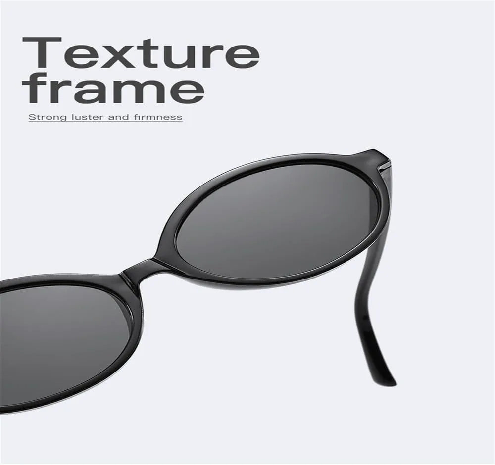 Маленькие овальные солнцезащитные очки для женщин, милые очки без макияжа, простая оправа для мужчин, симпатичные декоративные очки LOVQZAOF, C1 Black Grey
Маленькие овальные солнцезащитные очки для женщин, милые очки без макияжа, простая оправа для мужчин, симпатичные декоративные очки LOVQZAOF, C1 Black Grey
