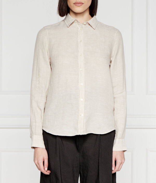 Рубашка из льняной ткани шамбре Regular fit Gant, желтый
Рубашка из льняной ткани шамбре Regular fit Gant, желтый