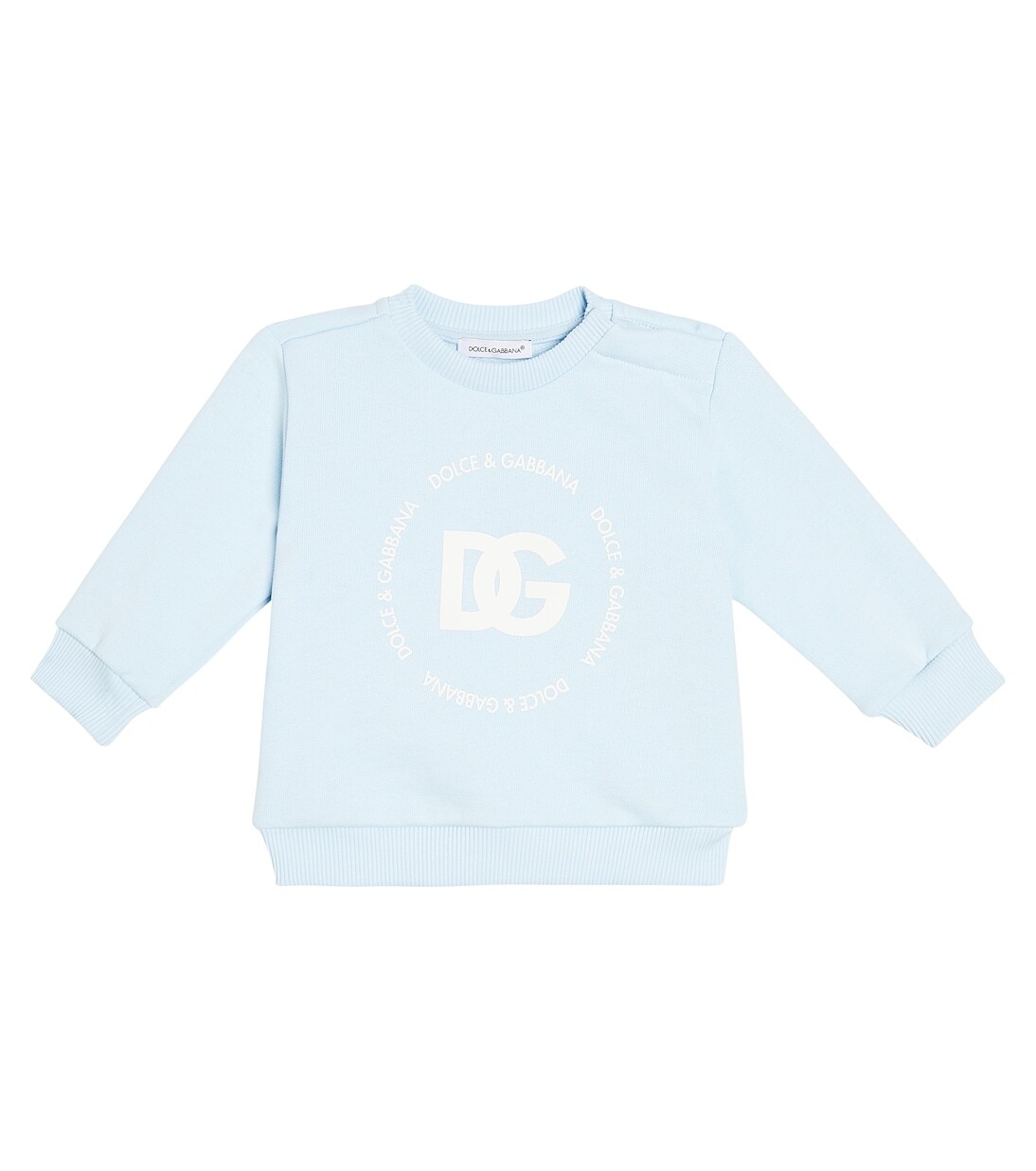 Хлопковая толстовка с детским принтом Dolce&Gabbana Kids, синий
Хлопковая толстовка с детским принтом Dolce&Gabbana Kids, синий