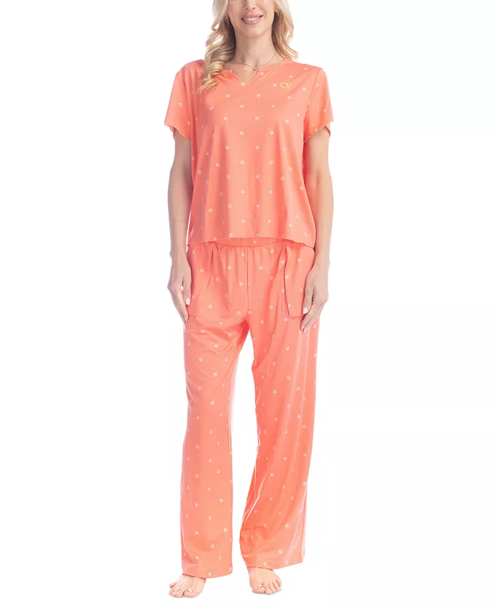 Женский пижамный комплект с принтом "Sea Flower" Ocean Pacific, оранжевый
Женский пижамный комплект с принтом "Sea Flower" Ocean Pacific, оранжевый
