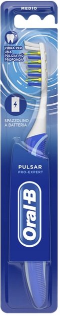 Зубная щетка ORAL-B Pulsar средняя на батарейках
Зубная щетка ORAL-B Pulsar средняя на батарейках