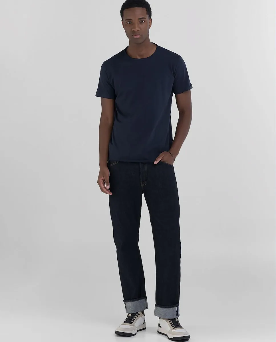 Футболка мужская с короткими рукавами и круглым вырезом Replay, тёмно-синий
Футболка мужская с короткими рукавами и круглым вырезом Replay, тёмно-синий