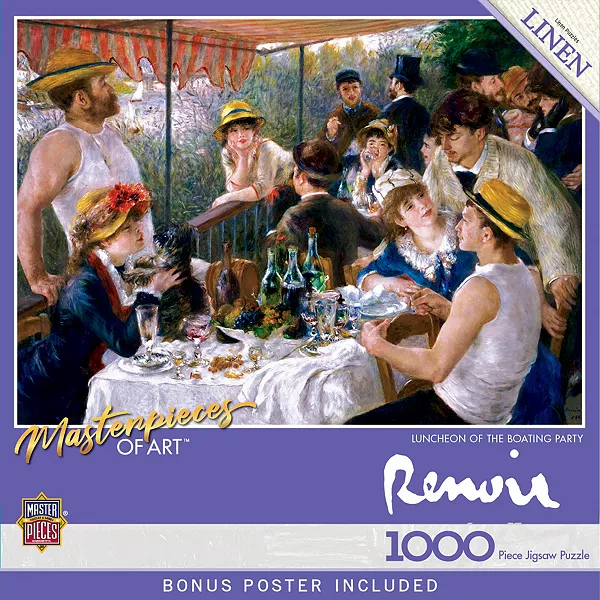 Шедевры искусства. Обед для лодочной вечеринки. Пазл из 1000 деталей. Masterpieces Puzzles, multicolor
Шедевры искусства. Обед для лодочной вечеринки. Пазл из 1000 деталей. Masterpieces Puzzles, multicolor