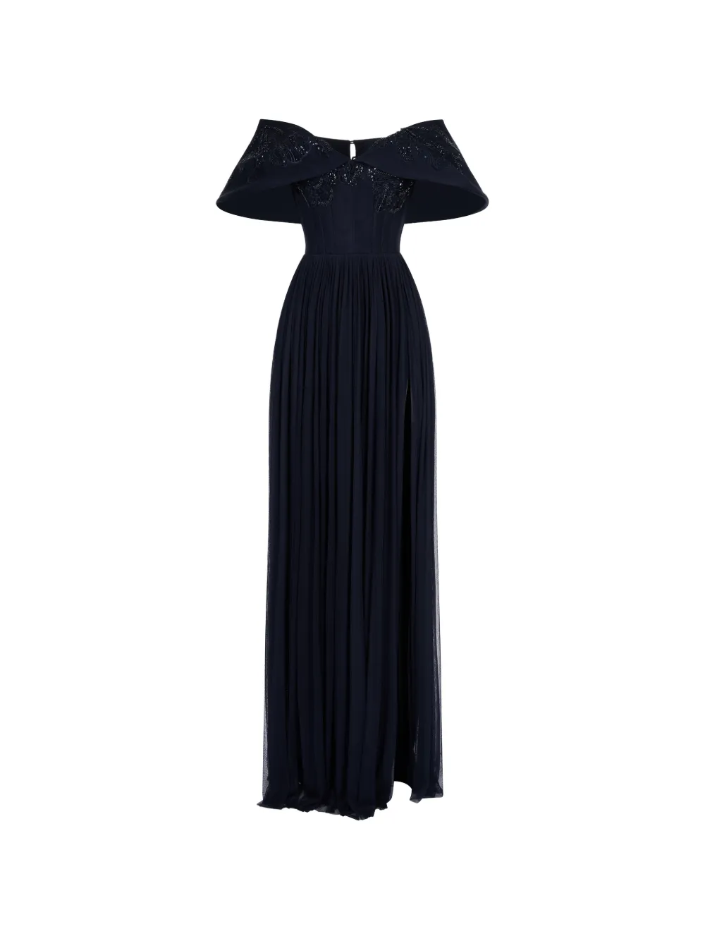 Макси-платье Ale с бисером и открытыми плечами Imroska, синий
Макси-платье Ale с бисером и открытыми плечами Imroska, синий