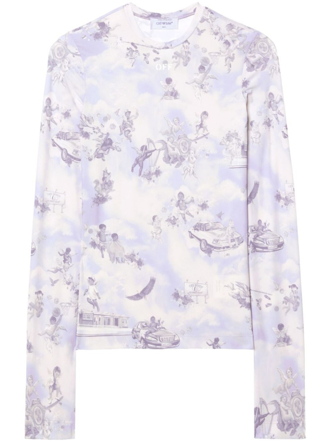 Off-White футболка с графичным принтом, фиолетовый
Off-White футболка с графичным принтом, фиолетовый