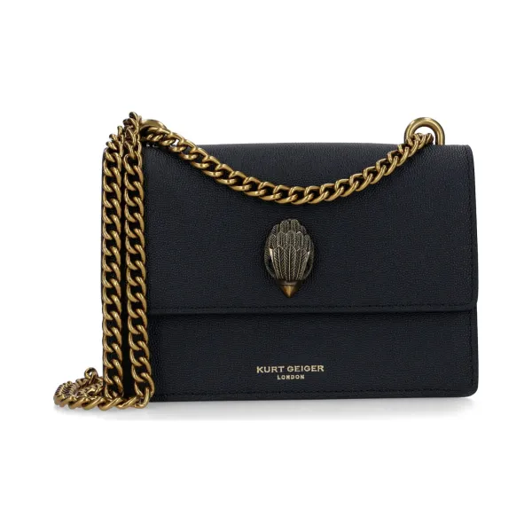 Кожаная сумка-мессенджер Shoreditch Kurt Geiger, черный
Кожаная сумка-мессенджер Shoreditch Kurt Geiger, черный