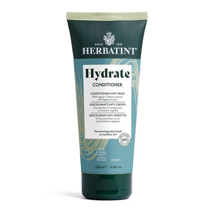 Кондиционер Hydrate, увлажняющий био-ополаскиватель, 200 мл, для сухих, обезвоженных и вьющихся волос — протестировано дерматологами на чувствительной коже — 99% натуральных ингредиентов Herbatint
Кондиционер Hydrate, увлажняющий био-ополаскиватель, 200 мл, для сухих, обезвоженных и вьющихся волос — протестировано дерматологами на чувствительной коже — 99% натуральных ингредиентов Herbatint