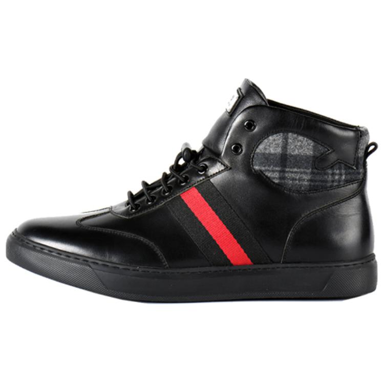 Высокие скейтерские кроссовки мужские черные Raidy Boer 
Высокие скейтерские кроссовки мужские черные Raidy Boer