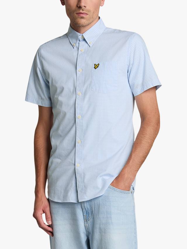 Рубашка с коротким рукавом из хлопка в клетку Lyle & Scott, Light Blue/White
Рубашка с коротким рукавом из хлопка в клетку Lyle & Scott, Light Blue/White