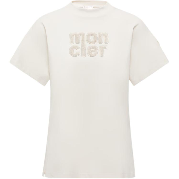 Футболка с вышитым логотипом Moncler, белый
Футболка с вышитым логотипом Moncler, белый