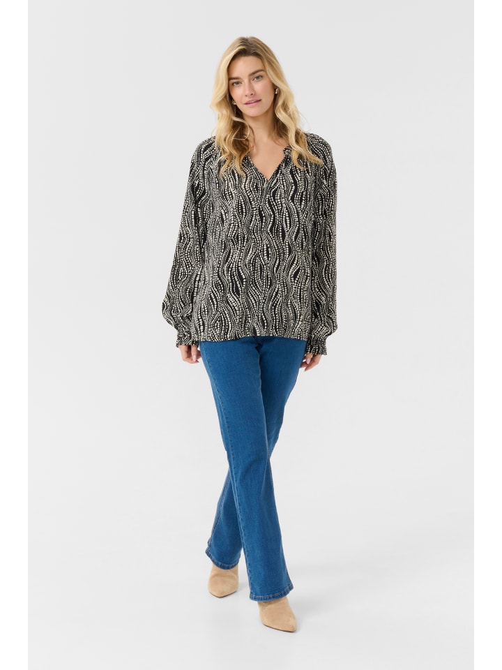 Cream Блузка с длинными рукавами CRTiah, стандартный крой, черная, в волнистую точку
Cream Блузка с длинными рукавами CRTiah, стандартный крой, черная, в волнистую точку