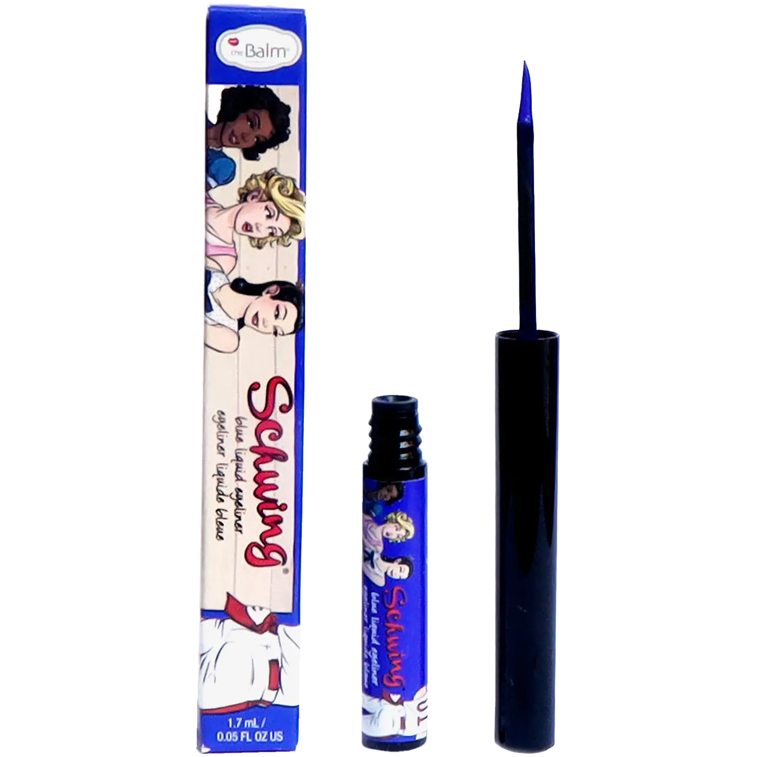 Подводка для глаз синяя The Balm Schwing, 1,7 мл 
Подводка для глаз синяя The Balm Schwing, 1,7 мл