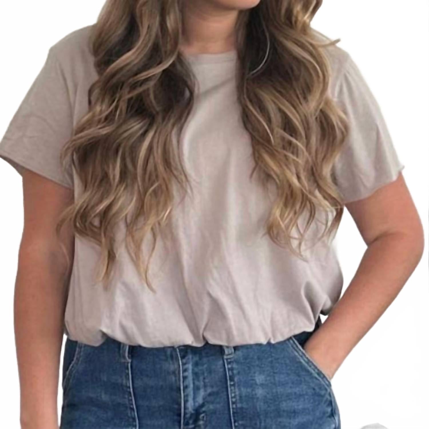 Топ с баской в цвете таупе MOON RYDER, Taupe
Топ с баской в цвете таупе MOON RYDER, Taupe