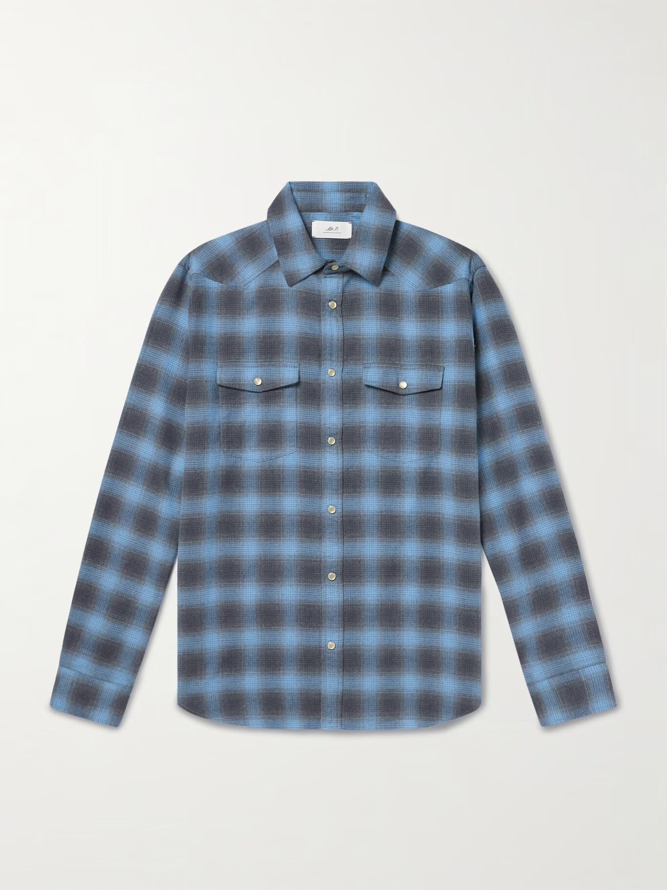Рубашка из хлопчатобумажной фланели в клетку MR P., синий
Рубашка из хлопчатобумажной фланели в клетку MR P., синий