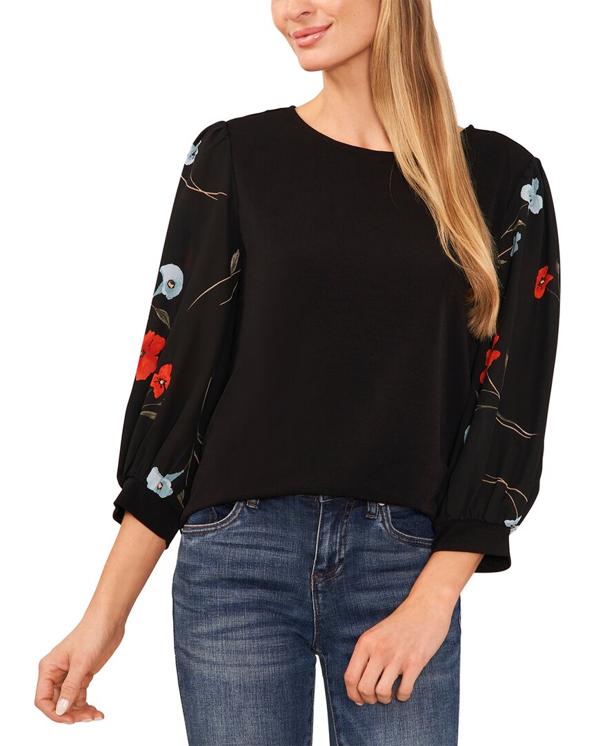 Топ CeCe Mixed Media, черный
Топ CeCe Mixed Media, черный