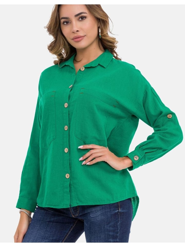 Блуза Cipo & Baxx Hemdbluse, зеленый
Блуза Cipo & Baxx Hemdbluse, зеленый