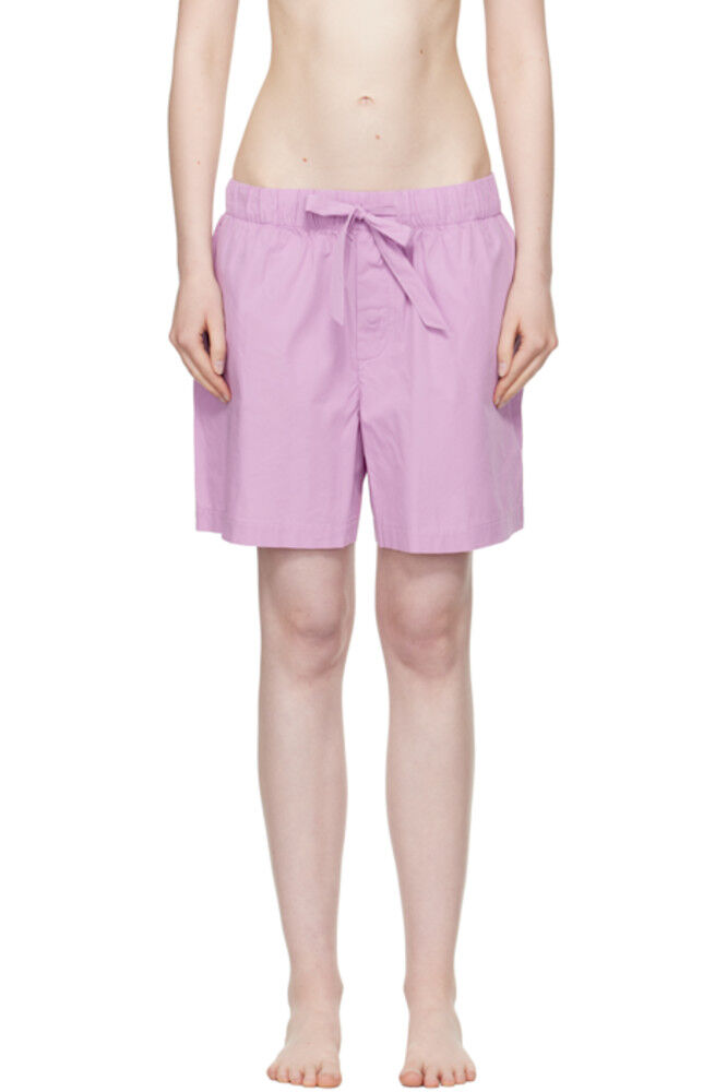 Розовые поплиновые пижамные шорты Tekla
Розовые поплиновые пижамные шорты Tekla