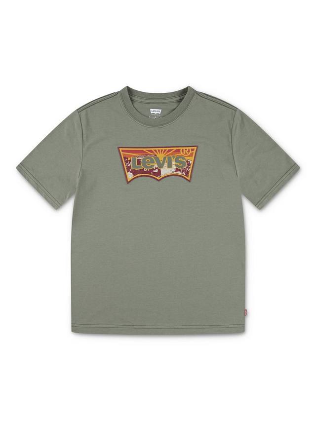 Детская футболка Sunrise Desert из хлопкового микса Levi's, Deep Lichen Green
Детская футболка Sunrise Desert из хлопкового микса Levi's, Deep Lichen Green