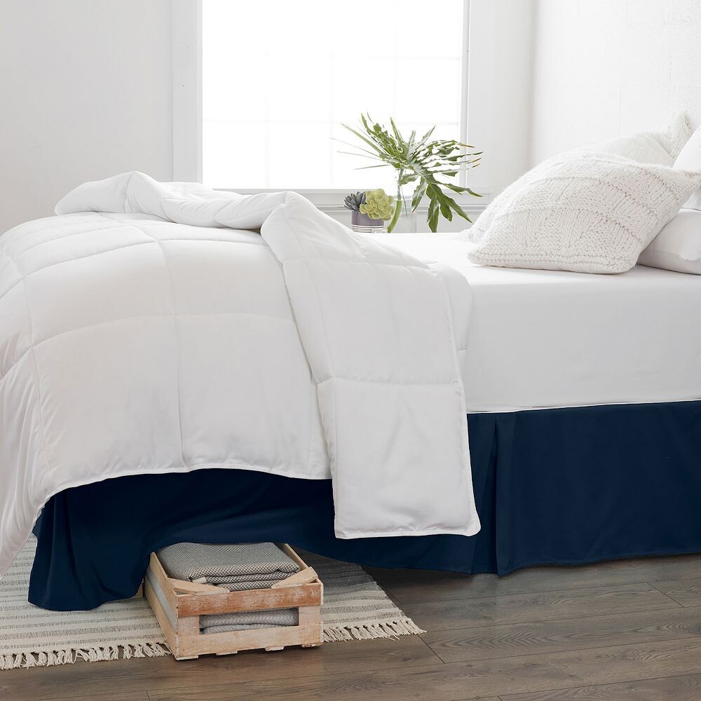 Плиссированная юбка для кровати размера Twin XL Urban Loft, пружинный чехол, необходимое домашнее постельное белье, темно-синий
Плиссированная юбка для кровати размера Twin XL Urban Loft, пружинный чехол, необходимое домашнее постельное белье, темно-синий
