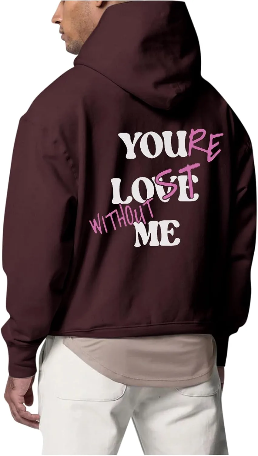 Мужская повседневная худи WENKOMG1 с принтом Lost Without Me
Мужская повседневная худи WENKOMG1 с принтом Lost Without Me