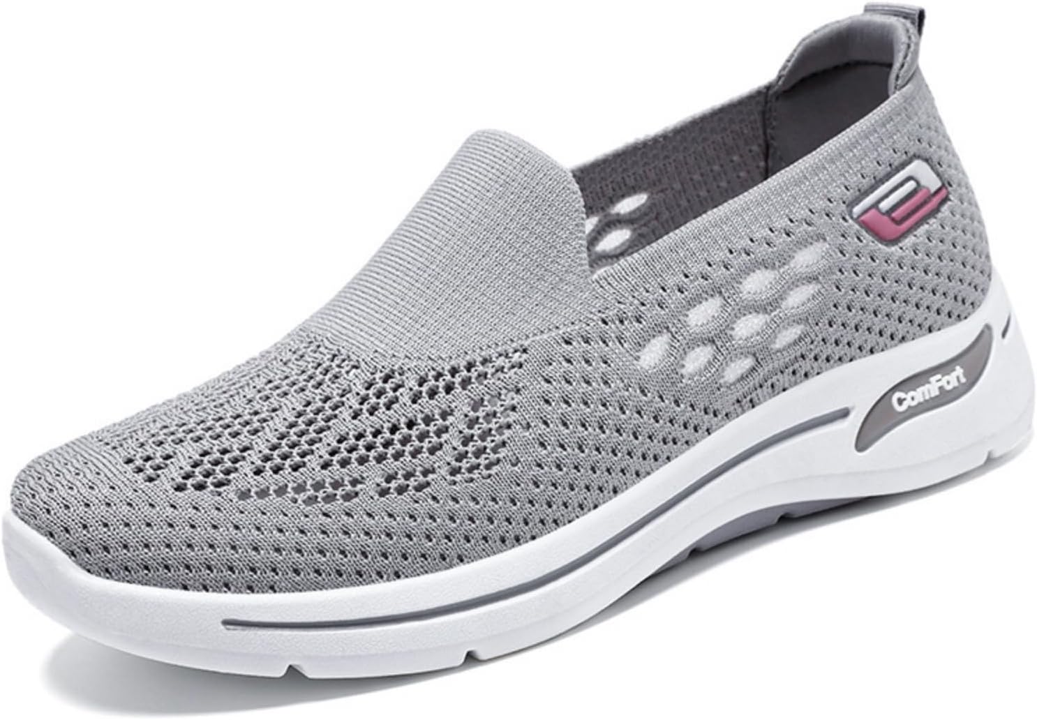 Женские слипоны для прогулок, повседневные легкие кроссовки с вырезами, удобные спортивные кроссовки, дышащие сетчатые тренеры, для путешествий, работы и вождения Generic, серый
Женские слипоны для прогулок, повседневные легкие кроссовки с вырезами, удобные спортивные кроссовки, дышащие сетчатые тренеры, для путешествий, работы и вождения Generic, серый
