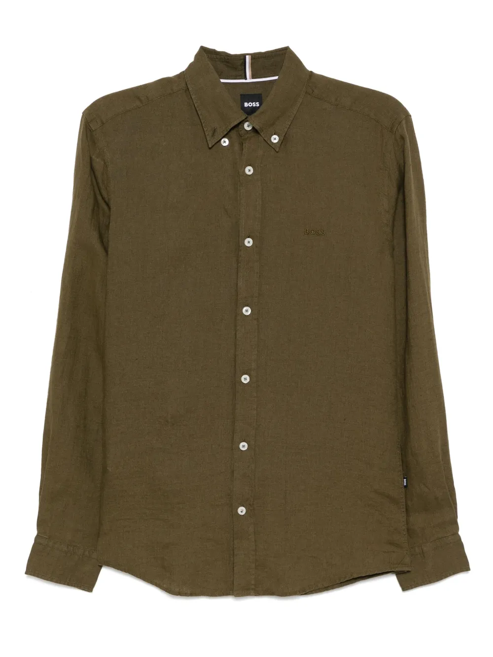 Льняная рубашка Boss, зеленый
Льняная рубашка Boss, зеленый