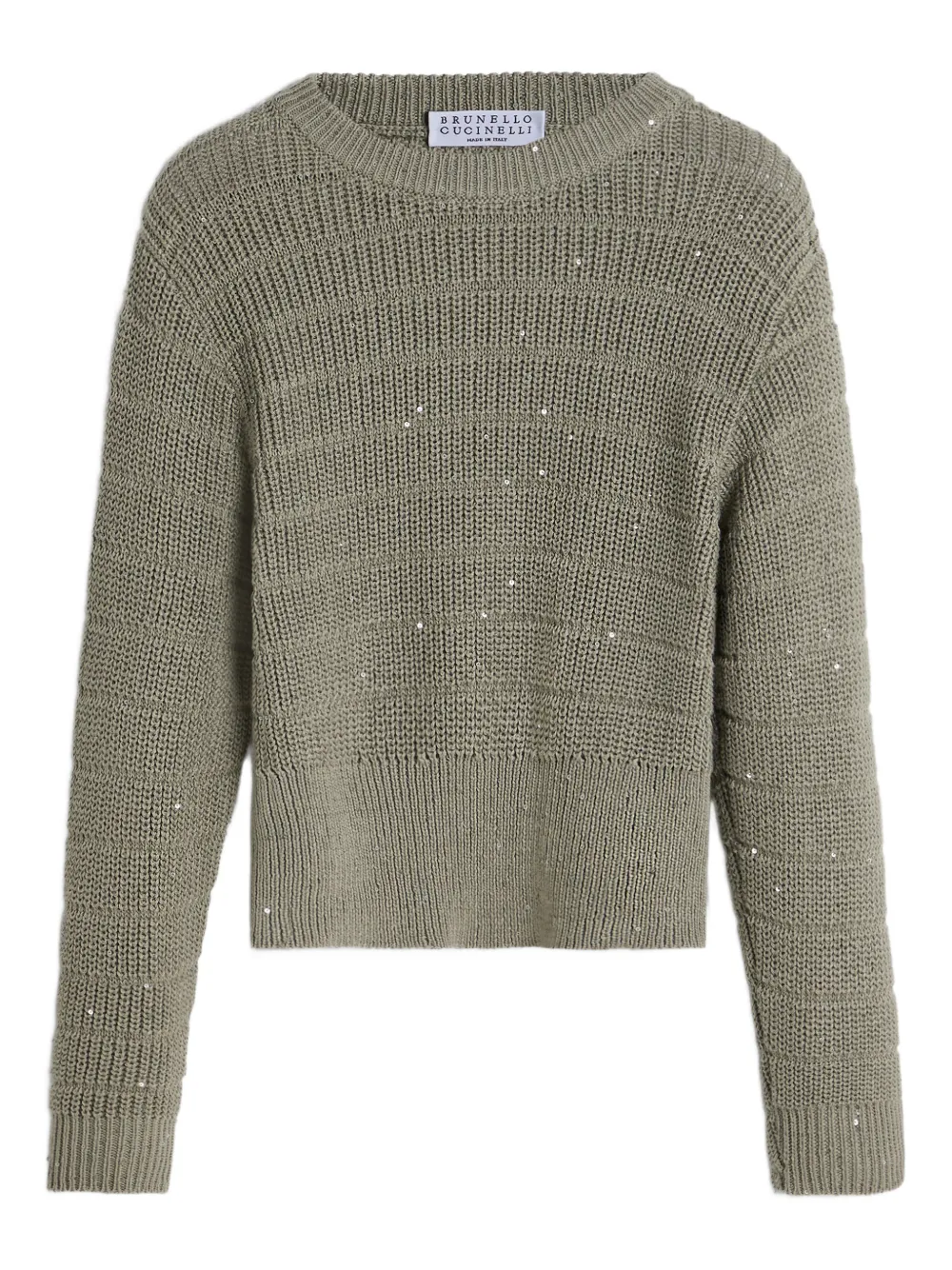 Свитер в рубчик Brunello Cucinelli Kids, зеленый
Свитер в рубчик Brunello Cucinelli Kids, зеленый