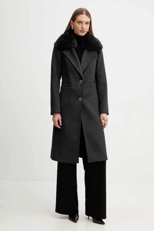 Шерстяное пальто KAROLE Guess, серый
Шерстяное пальто KAROLE Guess, серый