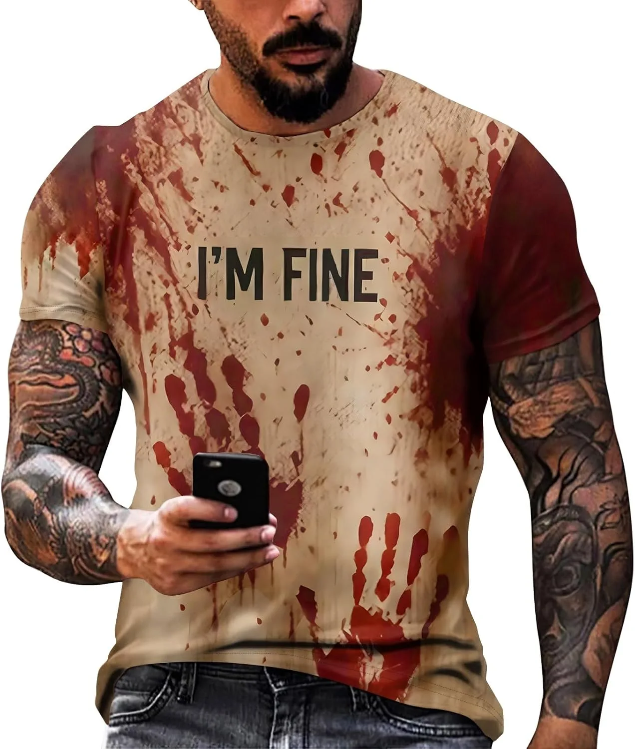 Мужская футболка с принтом FlekmanArt
Мужская футболка с принтом FlekmanArt