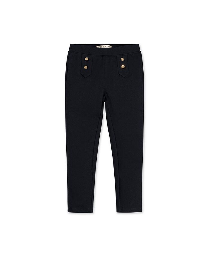 Брюки Ponte с планкой на пуговицах для девочек, для малышей Hope & Henry, черный
Брюки Ponte с планкой на пуговицах для девочек, для малышей Hope & Henry, черный