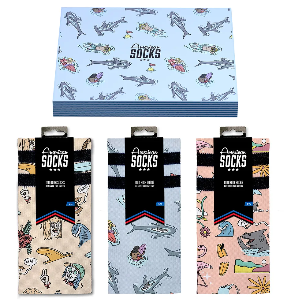 Носки American Stinky surfer gift, разноцветный
Носки American Stinky surfer gift, разноцветный