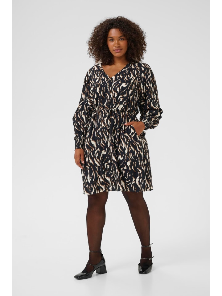 Платье KCmilina А-силуэта в черно-коричневом цвете с рисунком животных KAFFE curve
Платье KCmilina А-силуэта в черно-коричневом цвете с рисунком животных KAFFE curve