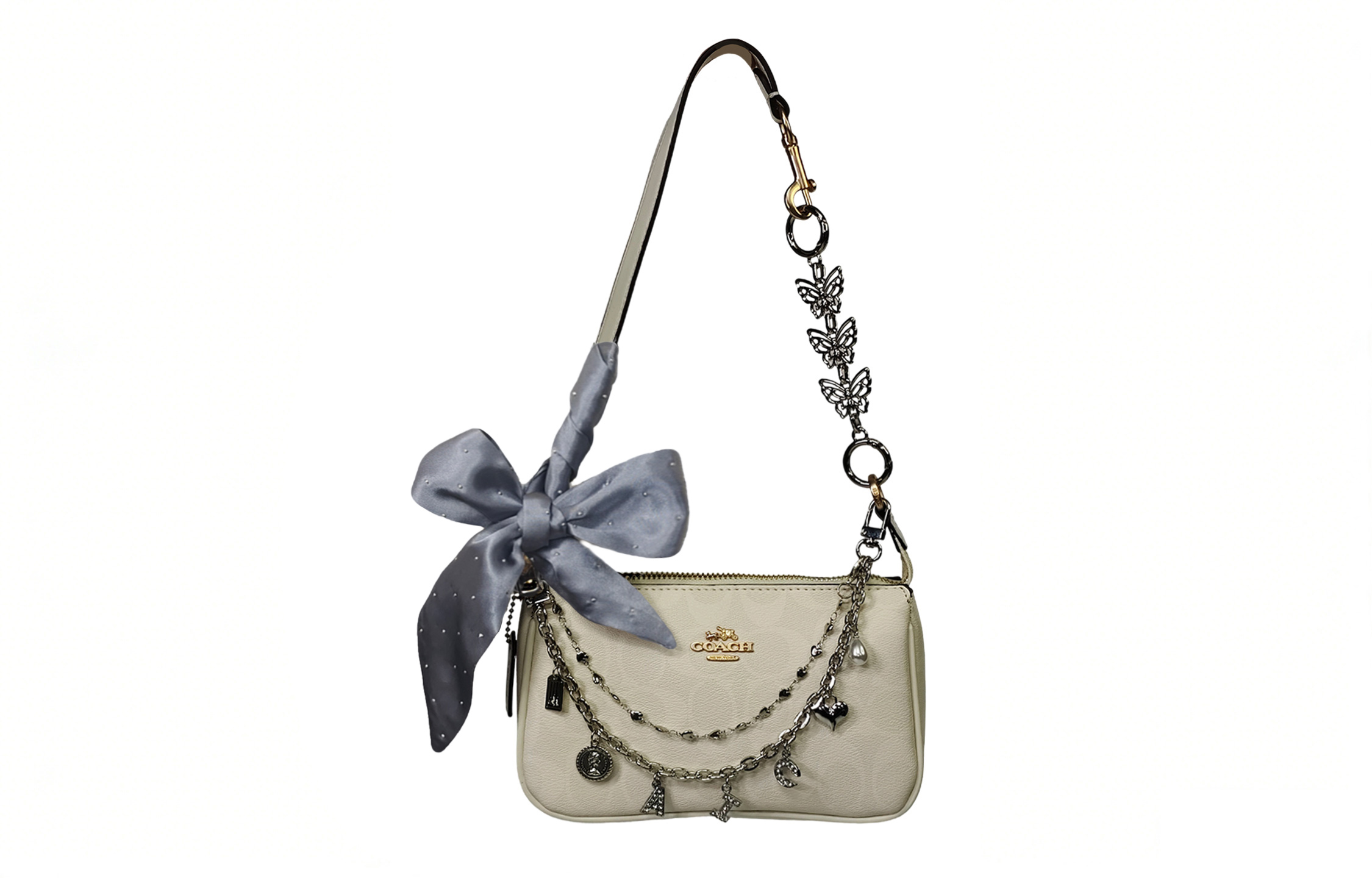 COACH Сумка через плечо женская маленькая белая из искусственной кожи
COACH Сумка через плечо женская маленькая белая из искусственной кожи