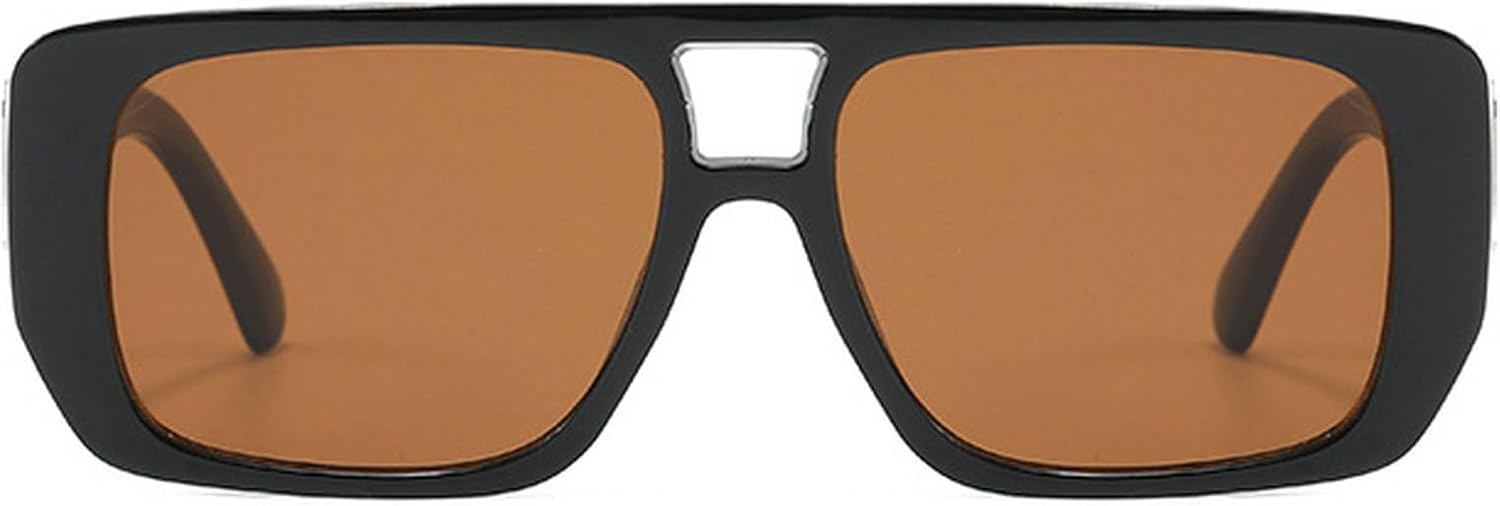 Ретро-солнцезащитные очки с квадратной оправой и стразами для женщин, модные, с двойной перемычкой, бриллиантовыми линзами, защита от ультрафиолета UV400, для мужчин, в стиле панк mincl, Brown
Ретро-солнцезащитные очки с квадратной оправой и стразами для женщин, модные, с двойной перемычкой, бриллиантовыми линзами, защита от ультрафиолета UV400, для мужчин, в стиле панк mincl, Brown