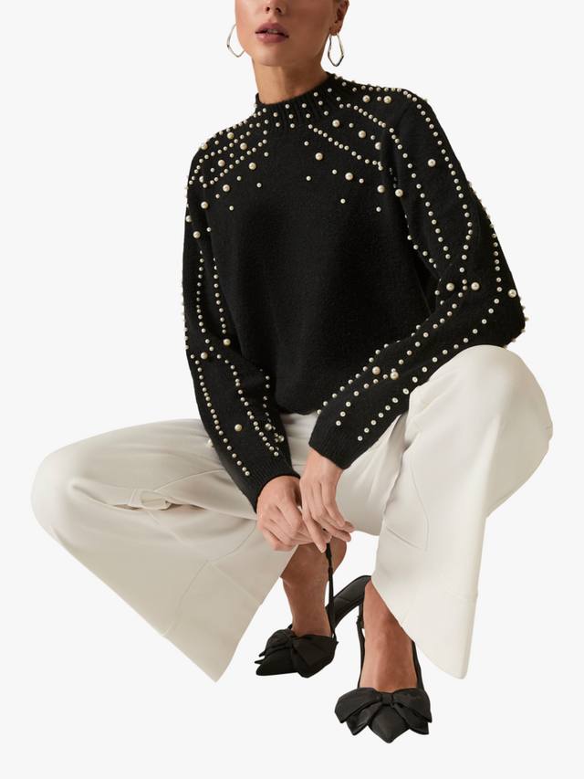 Джемпер с жемчужными стразами James Lakeland, Black
Джемпер с жемчужными стразами James Lakeland, Black