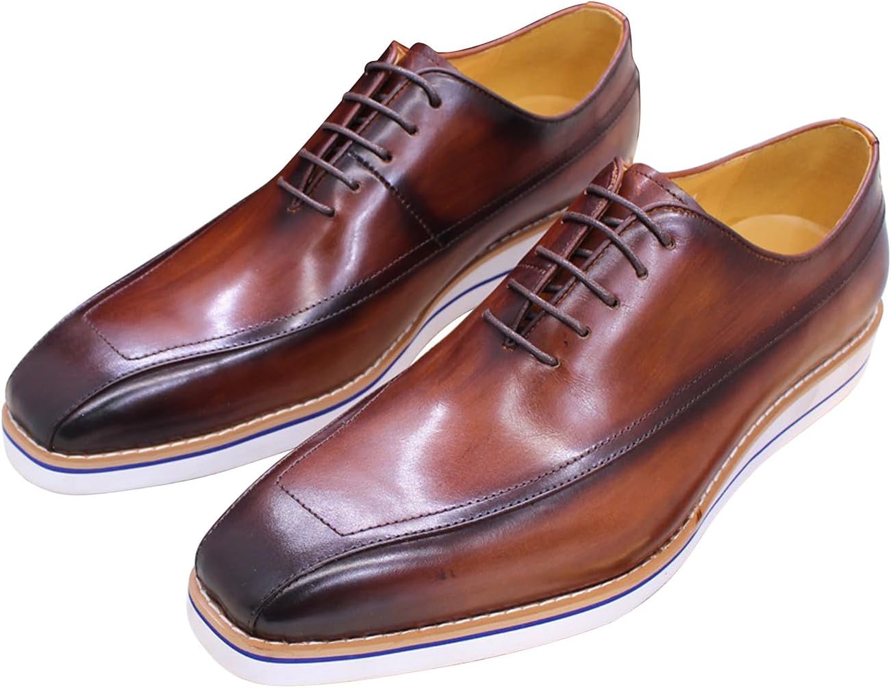 Мужские оксфорды Santimon, туфли под костюм, из натуральной кожи, с декоративным носком «вингтип», современные туфли для выпускного, модные деловые и повседневные туфли, роскошные свадебные туфли смокинг для мужчин, Brown-a
Мужские оксфорды Santimon, туфли под костюм, из натуральной кожи, с декоративным носком «вингтип», современные туфли для выпускного, модные деловые и повседневные туфли, роскошные свадебные туфли смокинг для мужчин, Brown-a