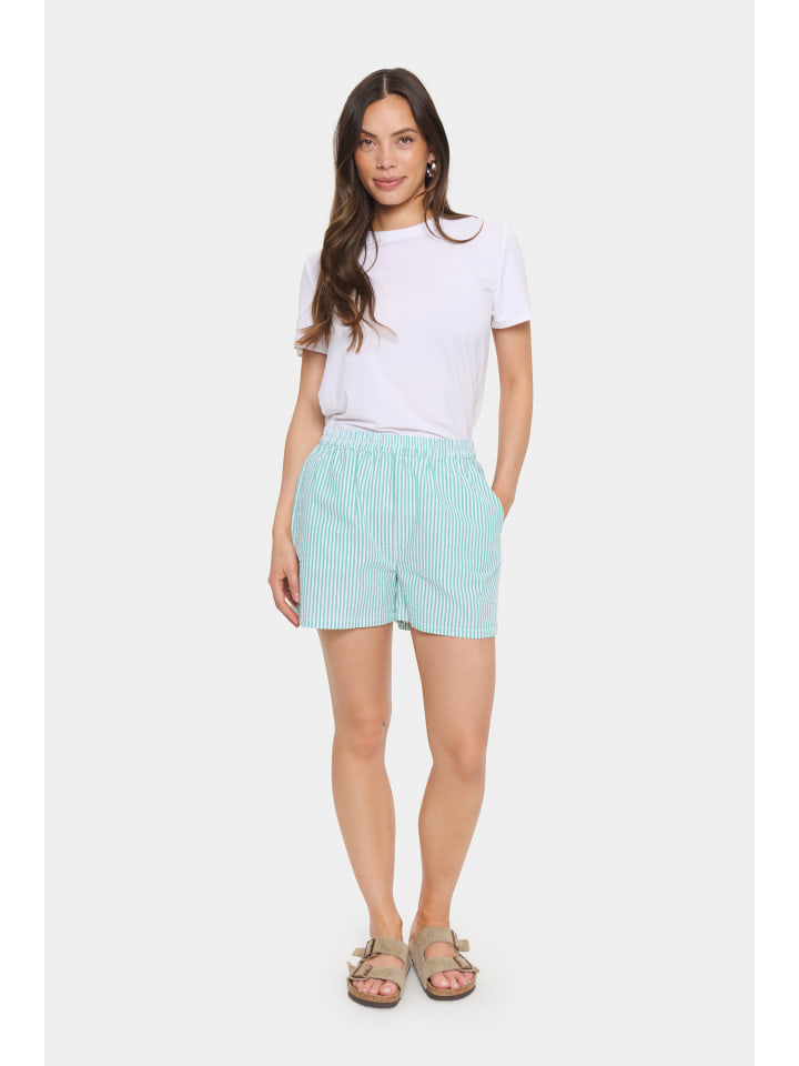 Шорты прямого кроя ElmikoSZ цвета фисташковый зеленый в белую полоску SAINT TROPEZ
Шорты прямого кроя ElmikoSZ цвета фисташковый зеленый в белую полоску SAINT TROPEZ