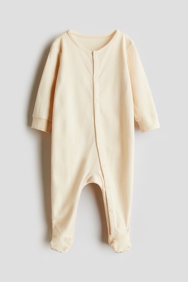 Хлопковая пижама H&M, бежевый
Хлопковая пижама H&M, бежевый