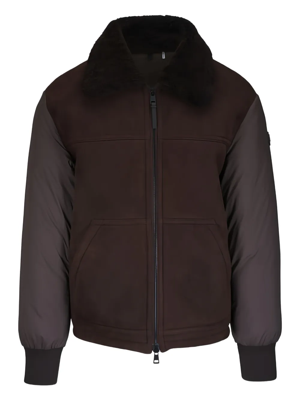 Куртка с воротником из овчины Moncler, коричневый
Куртка с воротником из овчины Moncler, коричневый