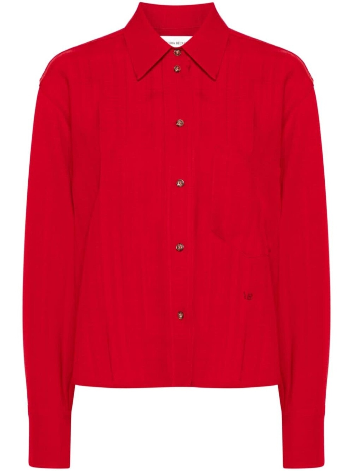 Victoria Beckham фактурная рубашка с отложным воротником, красный
Victoria Beckham фактурная рубашка с отложным воротником, красный