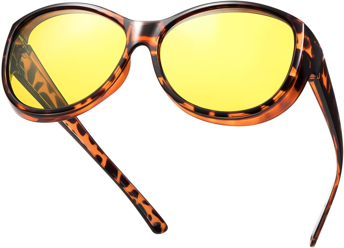 Поляризованные очки Br'Guras увеличенного размера, надеваются поверх солнцезащитных очков, подходят для женщин и мужчин, для вождения и езды, A1-amber Leopard/Yellow Lens
Поляризованные очки Br'Guras увеличенного размера, надеваются поверх солнцезащитных очков, подходят для женщин и мужчин, для вождения и езды, A1-amber Leopard/Yellow Lens