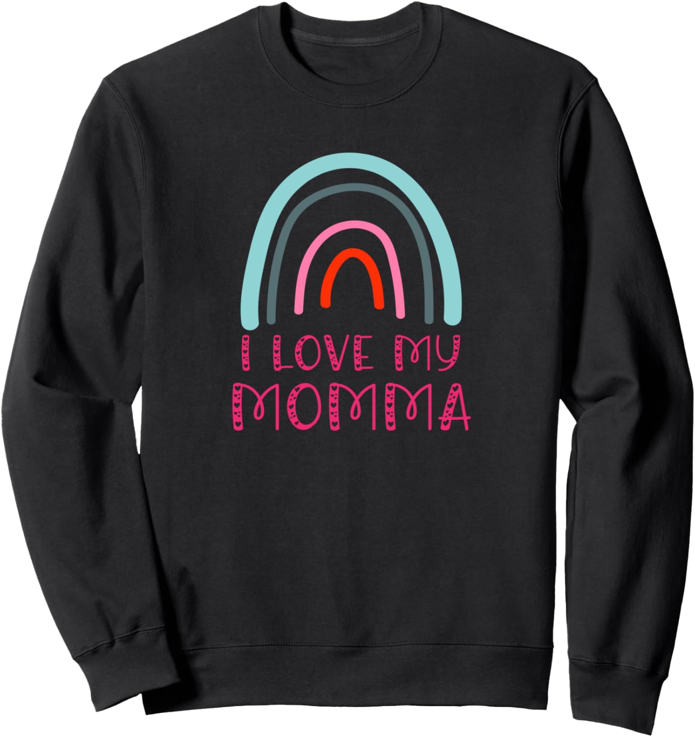 Толстовка с надписью «Я люблю свою маму» и радужными принтами Someone Loves Me Merch, черный
Толстовка с надписью «Я люблю свою маму» и радужными принтами Someone Loves Me Merch, черный