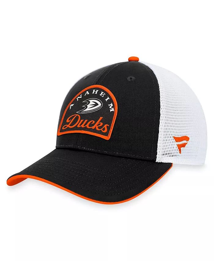 Фирменная мужская черно-белая регулируемая кепка Anaheim Ducks Fundamental Fanatics
Фирменная мужская черно-белая регулируемая кепка Anaheim Ducks Fundamental Fanatics