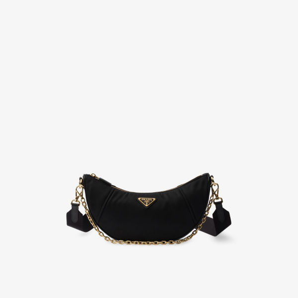 Сумка Prada с брендовой табличкой, черный
Сумка Prada с брендовой табличкой, черный