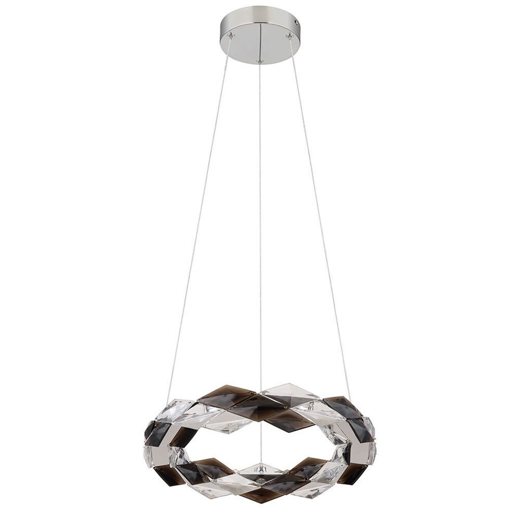 Подвесной светодиодный светильник, хром, дымчатые кристаллы, H 130 см Globo Lighting, серебро
Подвесной светодиодный светильник, хром, дымчатые кристаллы, H 130 см Globo Lighting, серебро