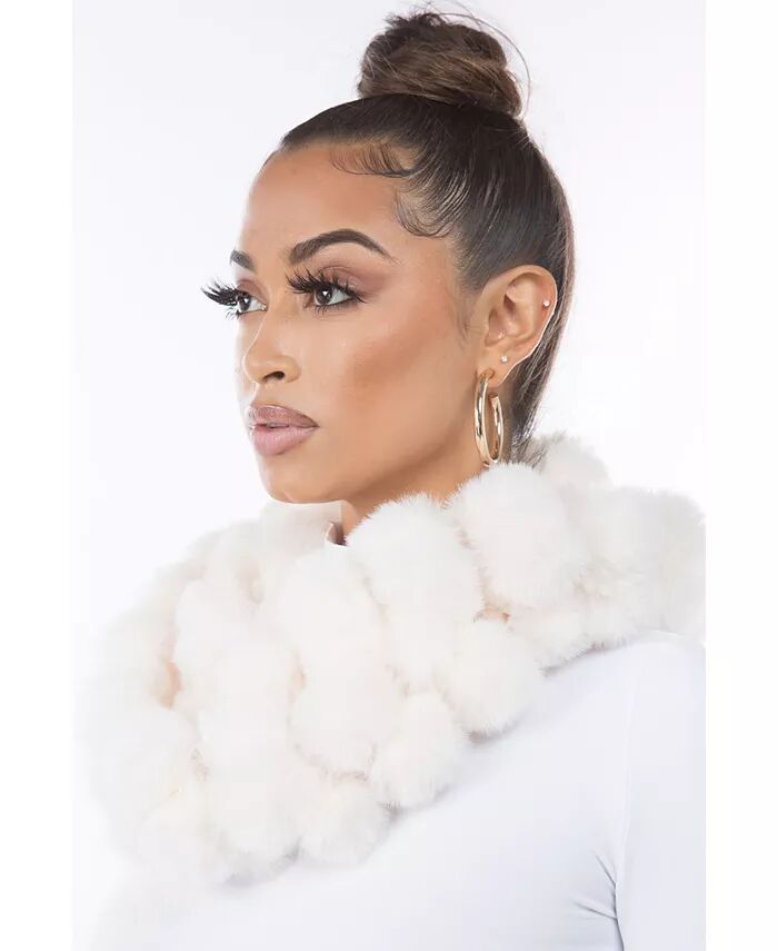 Женский уютный роскошный шарф с помпоном из искусственного меха Marcus Adler, слоновая кость/кремовый
Женский уютный роскошный шарф с помпоном из искусственного меха Marcus Adler, слоновая кость/кремовый