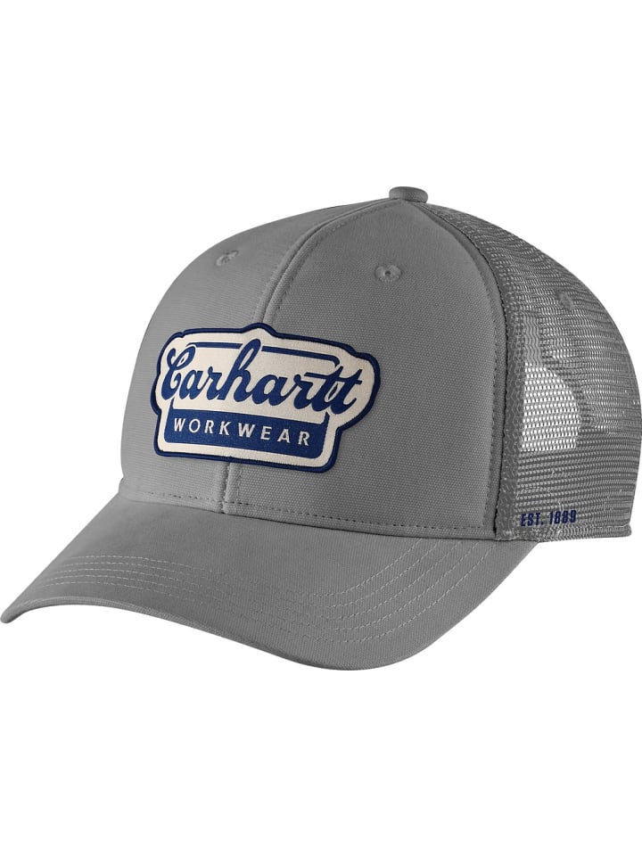 CARHARTT Бейсболка "Rugged Flex Twill Mesh-Back Script Patch Cap" серого цвета
CARHARTT Бейсболка "Rugged Flex Twill Mesh-Back Script Patch Cap" серого цвета